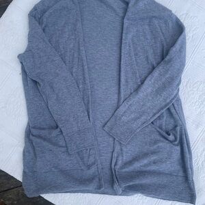 Madewell Soft Grey Knit Cardigan Sweater Women’s L/G